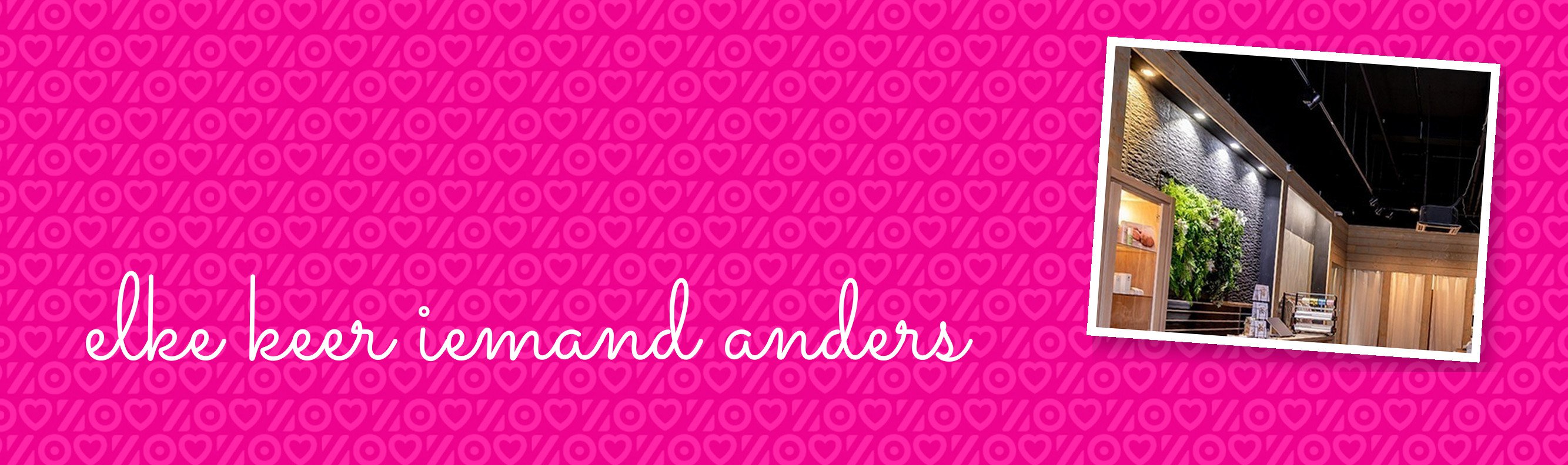 Header Pop-up Shop – elke keer iemand anders.