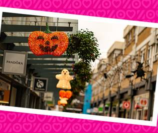 Stadshart Zoetermeer voor het eerst aangekleed in Halloweenstijl